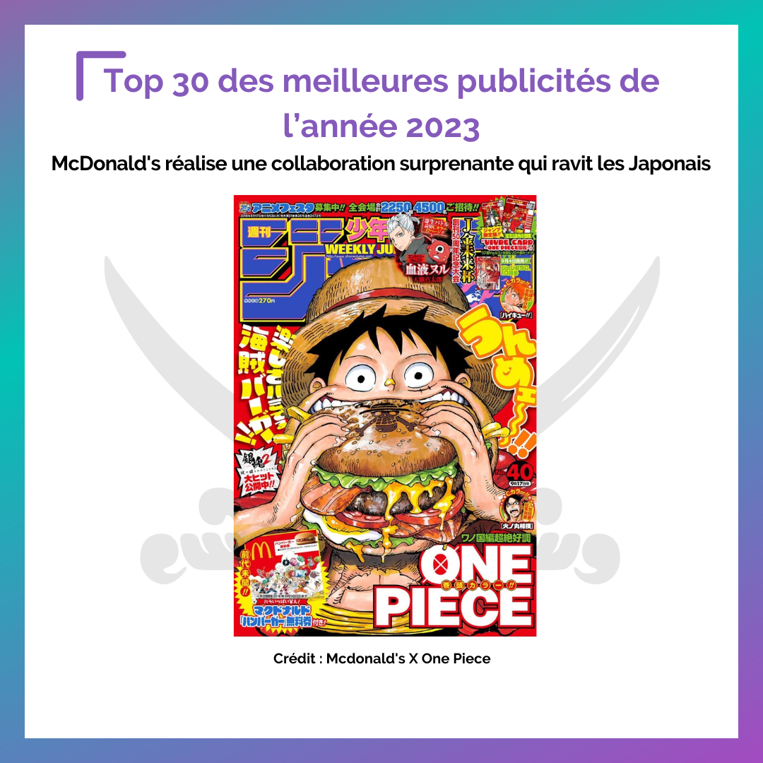 Publicité macdonalds 2023